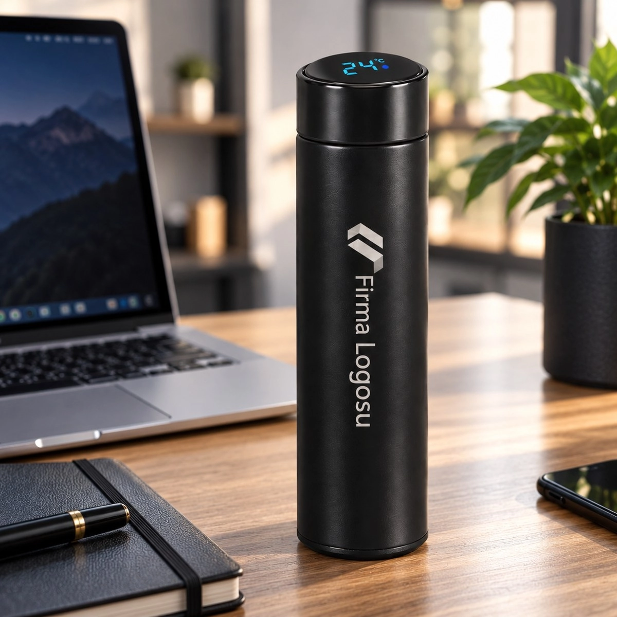 Dereceli Termos 500 ml - Lazer Logo Baskılı