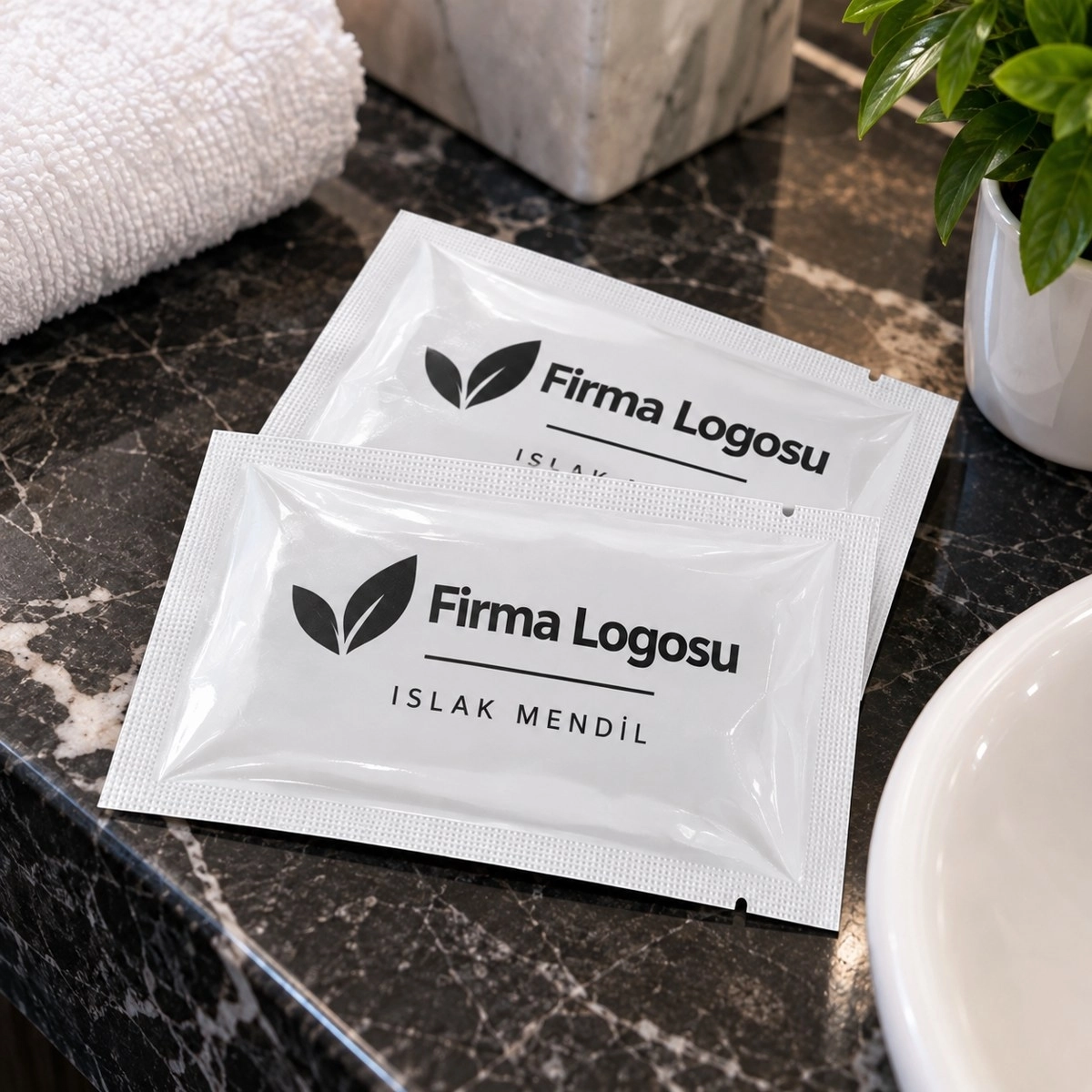 Islak Mendil 10.000 Adet - Logo Baskılı