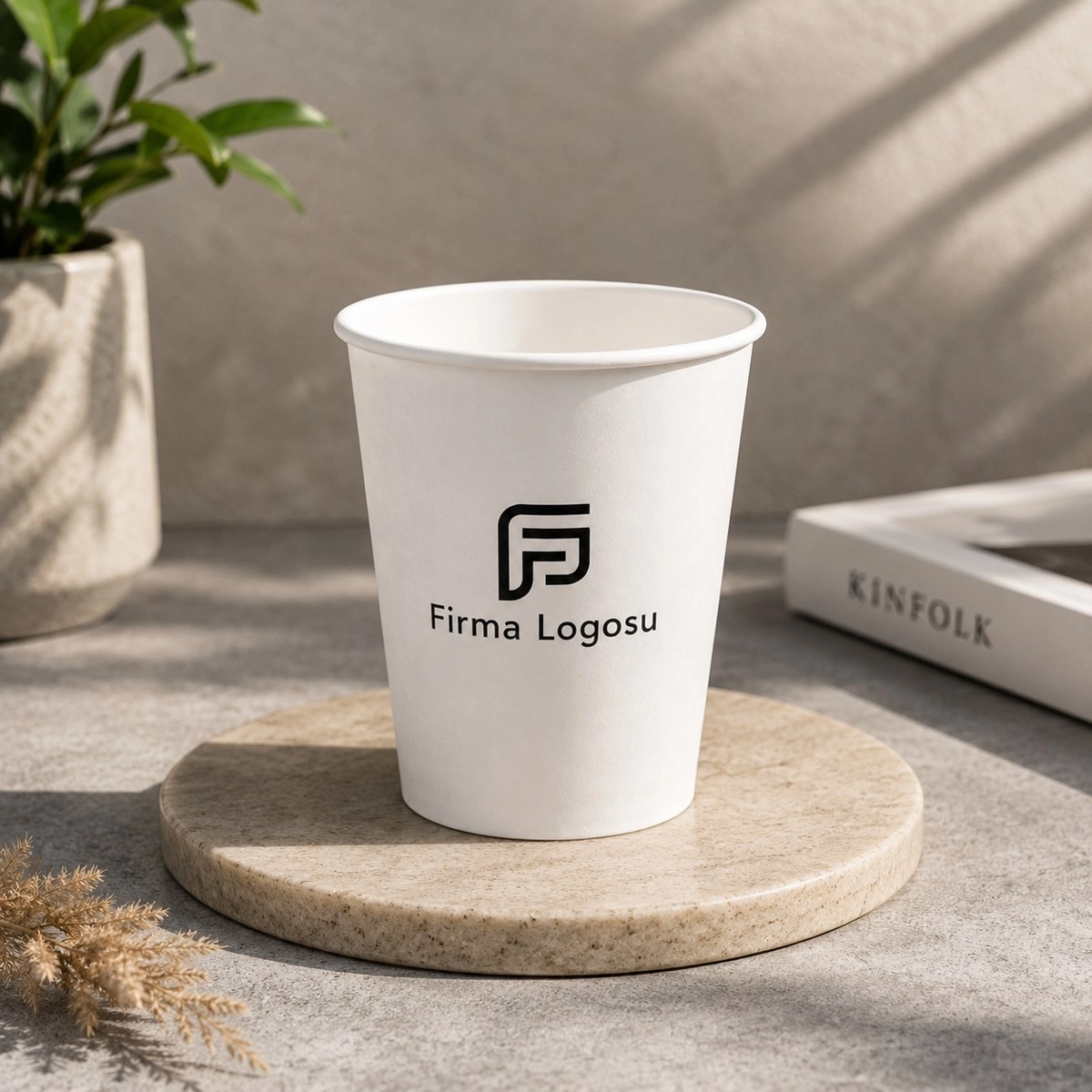 Karton Bardak 6,5 oz - Logo Baskılı