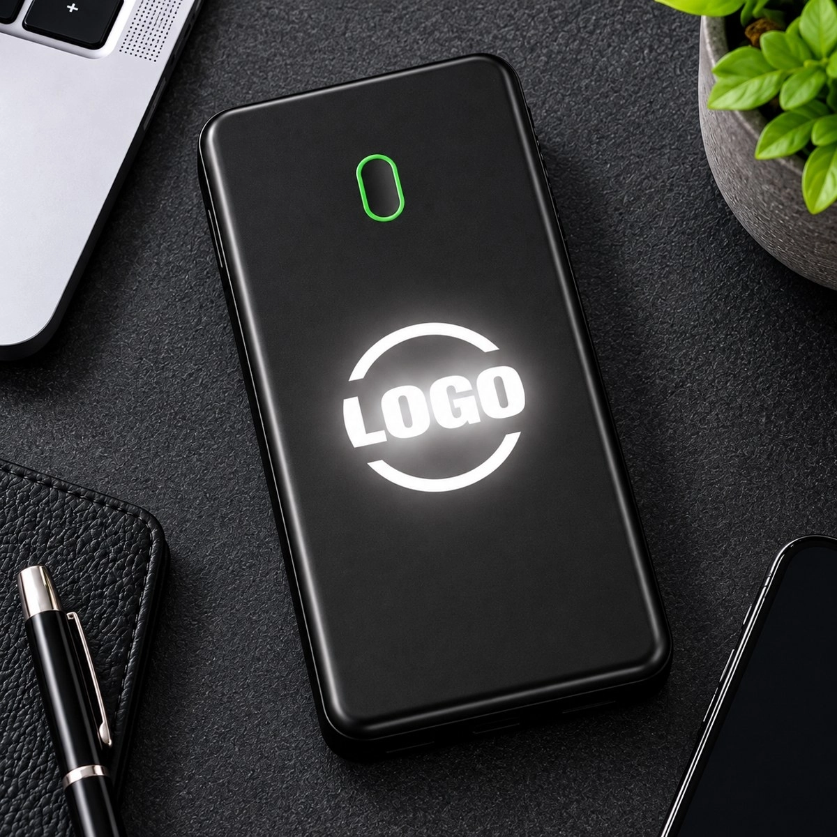 MagSafe Powerbank 13.000 mAh - Işıklı Logo