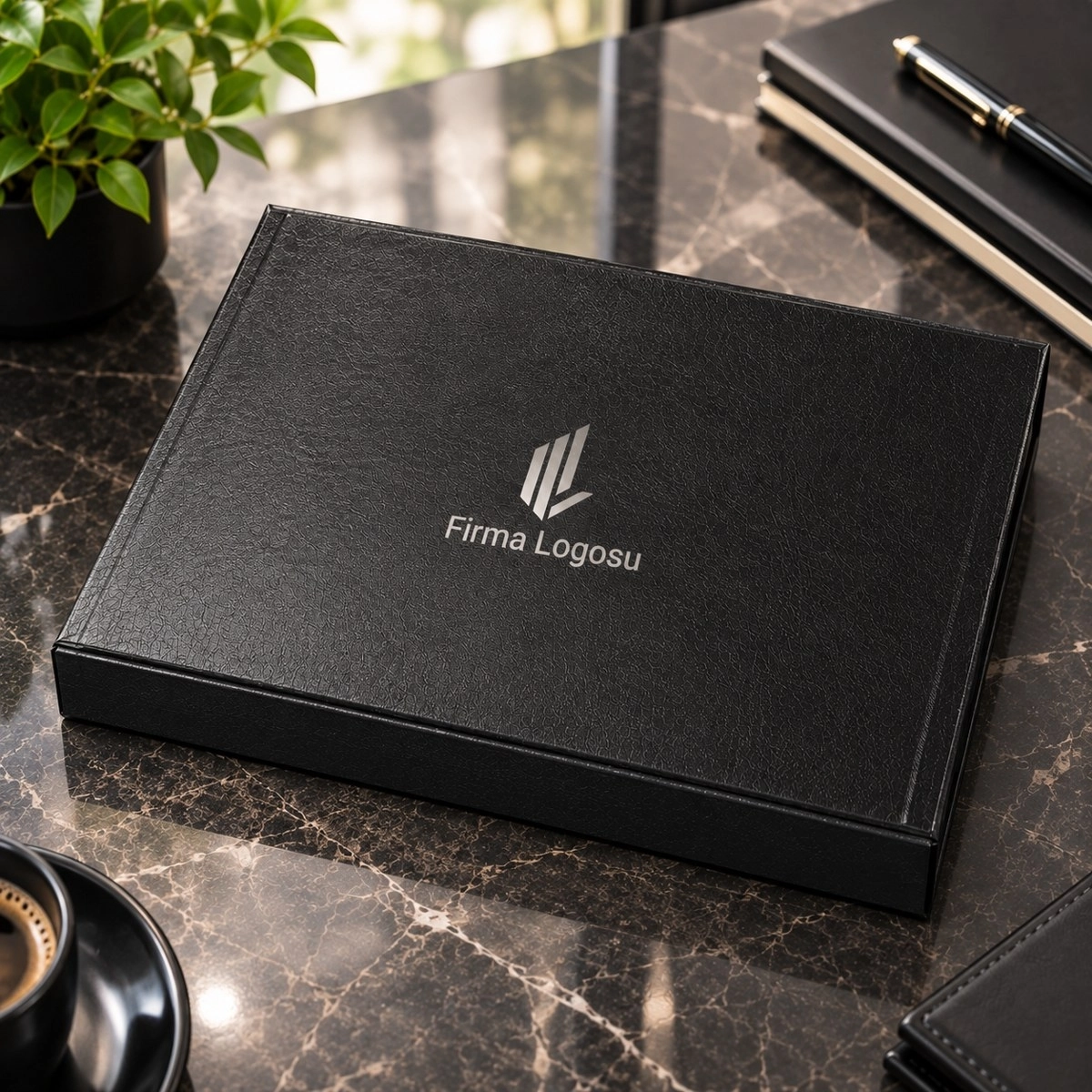 VIP Cüzdan, Defter, Kalem ve Anahtarlık Seti