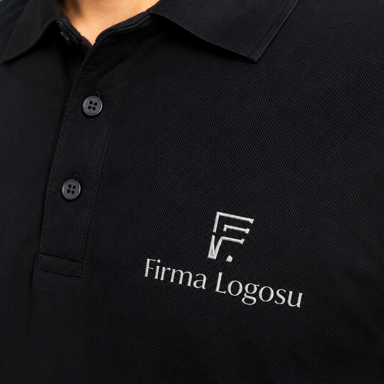 Polo Yaka Tişört 10 Adet - Logo Baskılı