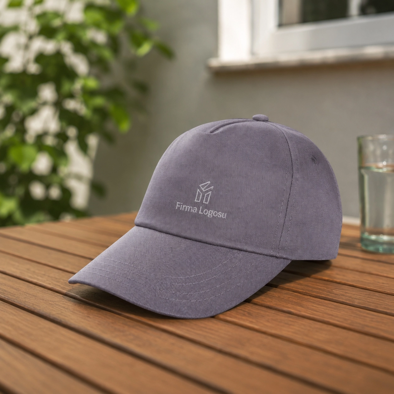 Polyester Şapka 100 Adet - Logo Baskılı