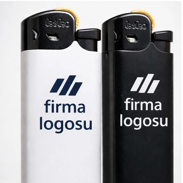 Koko Taşlı Çakmak 200 Adet - Logo Baskılı