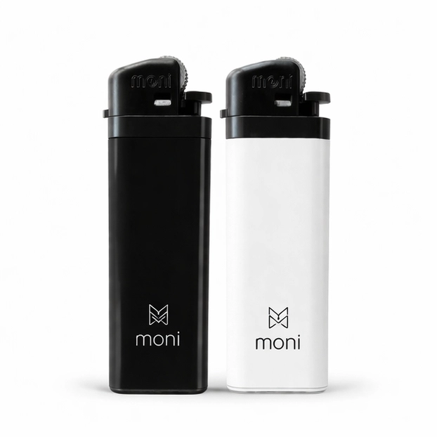 Moni Taşlı Çakmak 200 Adet - Logo Baskılı