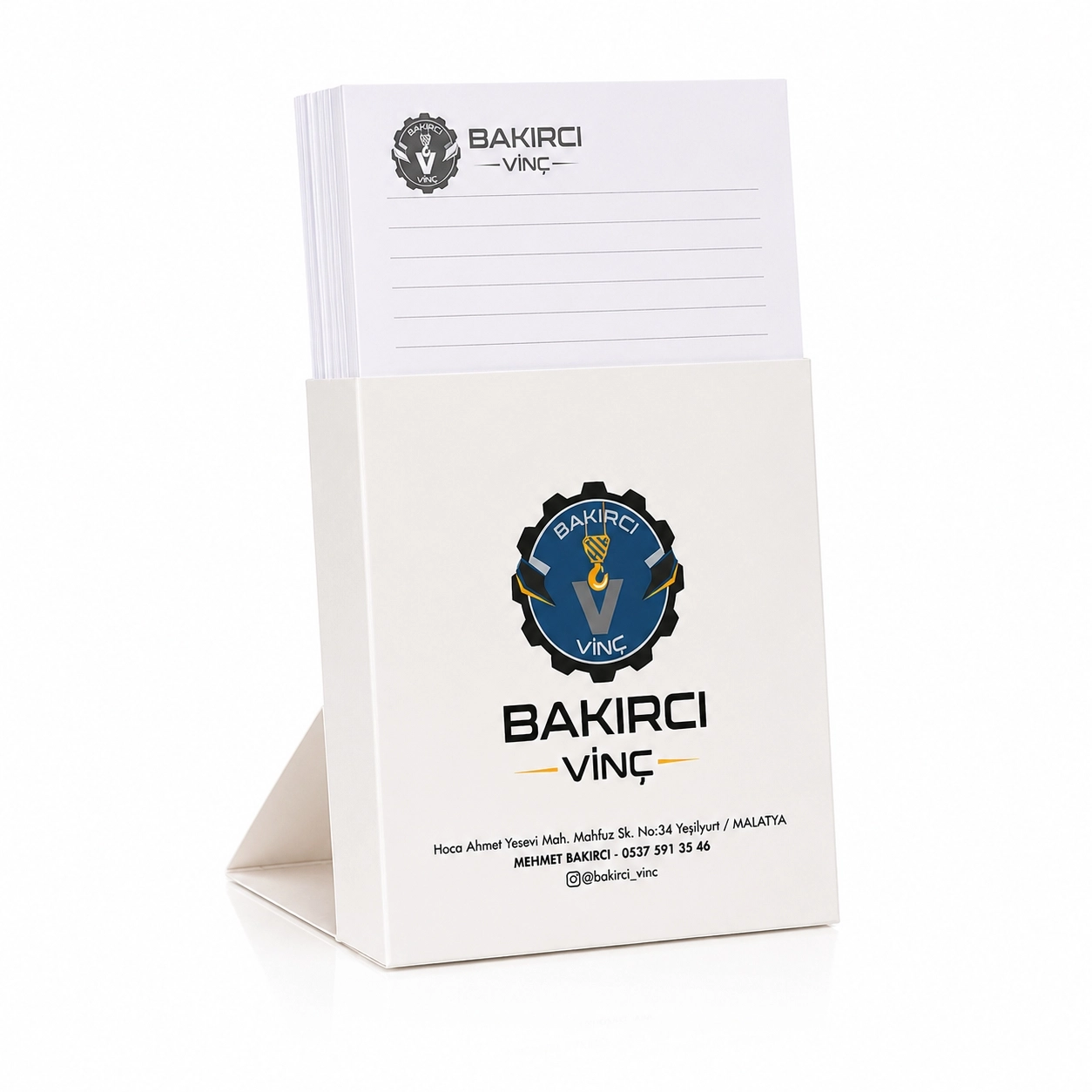 Dik Bloknot 9x14 cm 100 Adet - Renkli Baskılı