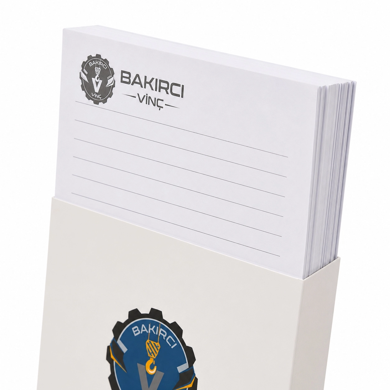 Dik Bloknot 9x14 cm 100 Adet - Renkli Baskılı