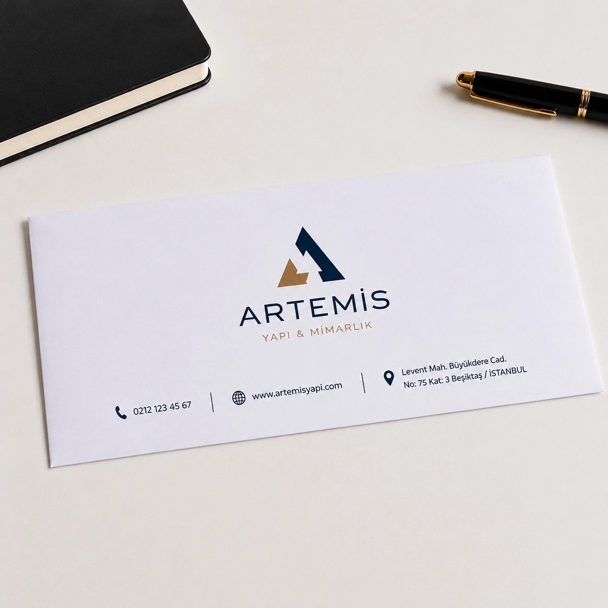Diplomat Zarf 500 Adet - Logo Baskılı