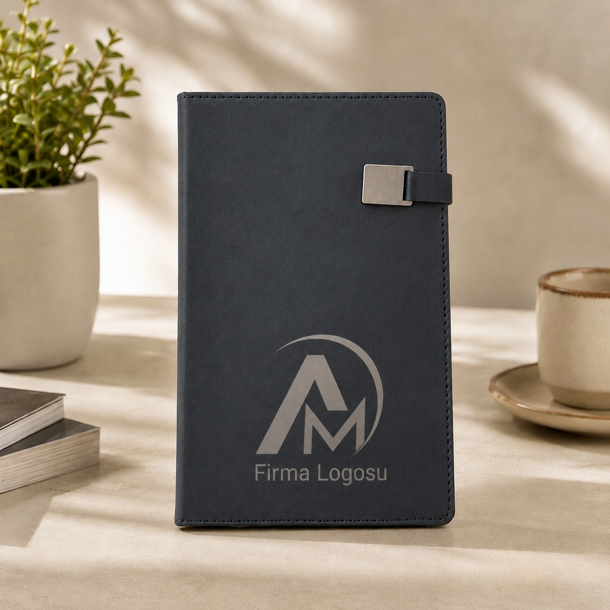 Mıknatıslı Ajanda 15x21 cm 16 Adet - Logo Baskılı