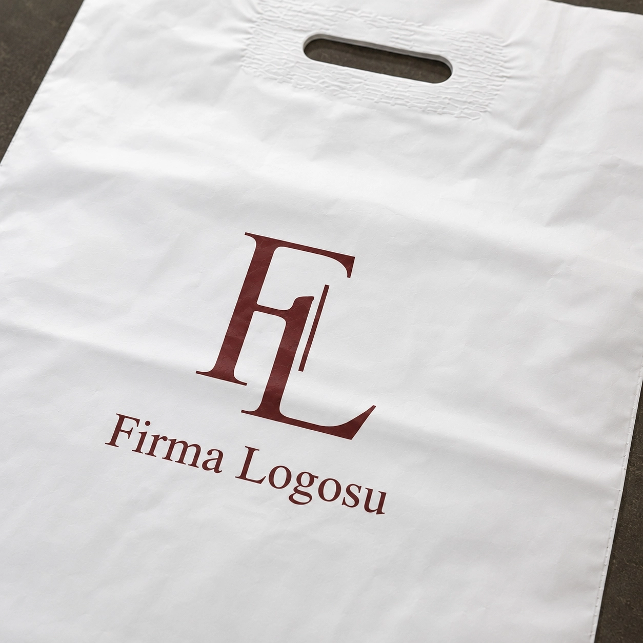 Mağaza Poşeti 26x38 cm 500 Adet - Logo Baskılı