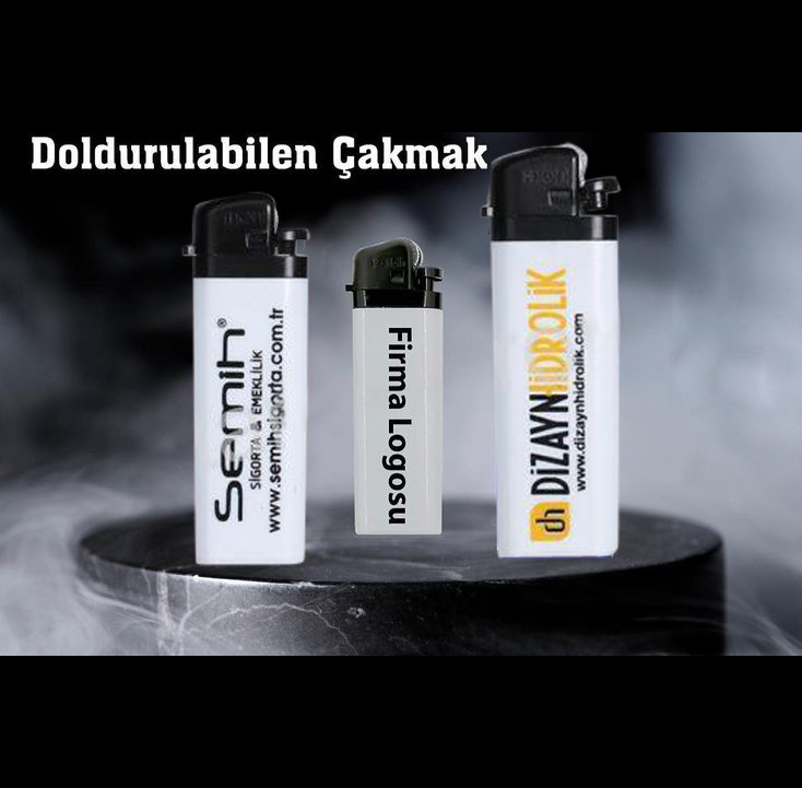 Elegance Promosyon Baskılı Doldurulabilir Moni-Kasai Çakmak 200 Adet