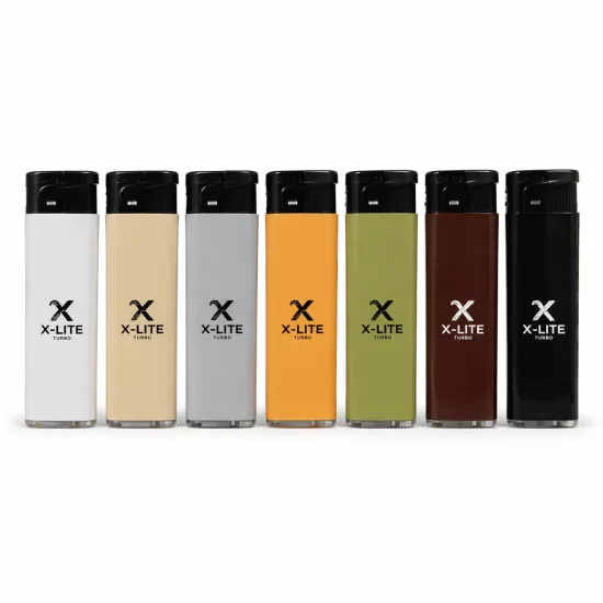 X-Lite Turbo Slim Çakmak 200 Adet - Logolu