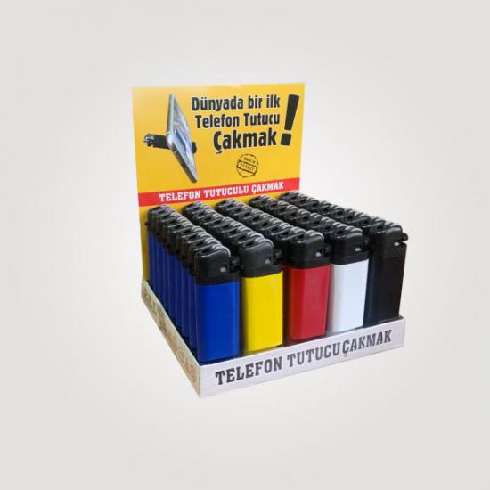 Elegance Promosyon Baskılı Telefon Tutuculu PHL Çakmak 200 Adet