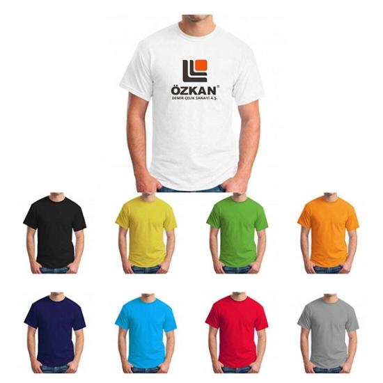 Elegance Promosyon Baskılı Sıfır Yaka Tişört 10 adet