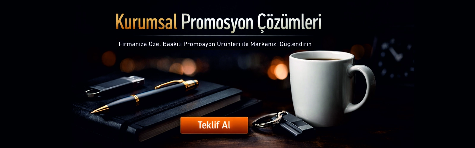 Elegance Promosyon Baskılı Kalem ve Çakmak